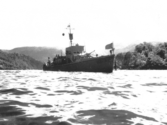 SC 648 - My ship. Hollandia, New Guinea, 1944