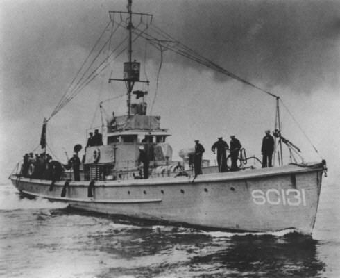 SC 131 - a World War I SC-1 class subchaser