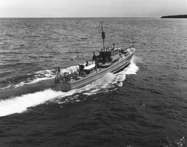 SC 537 shortly after commissioning on trial run.
