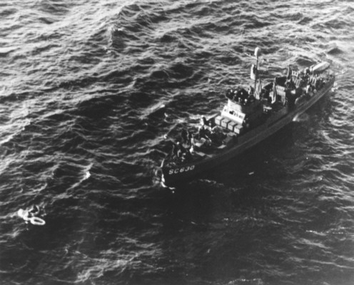 SC 630 rescuing a downed pilot
